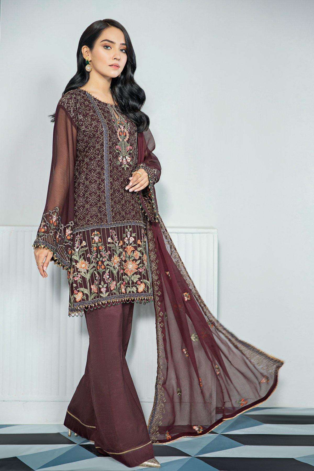 ALIZEH CHIFFON'21 - Jamun