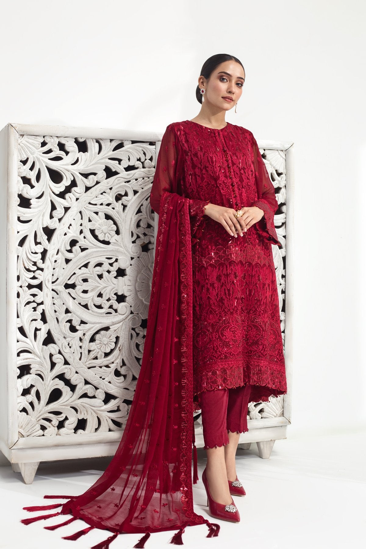 ALIZEH CHIFFON'21 - The Heartthrob Red