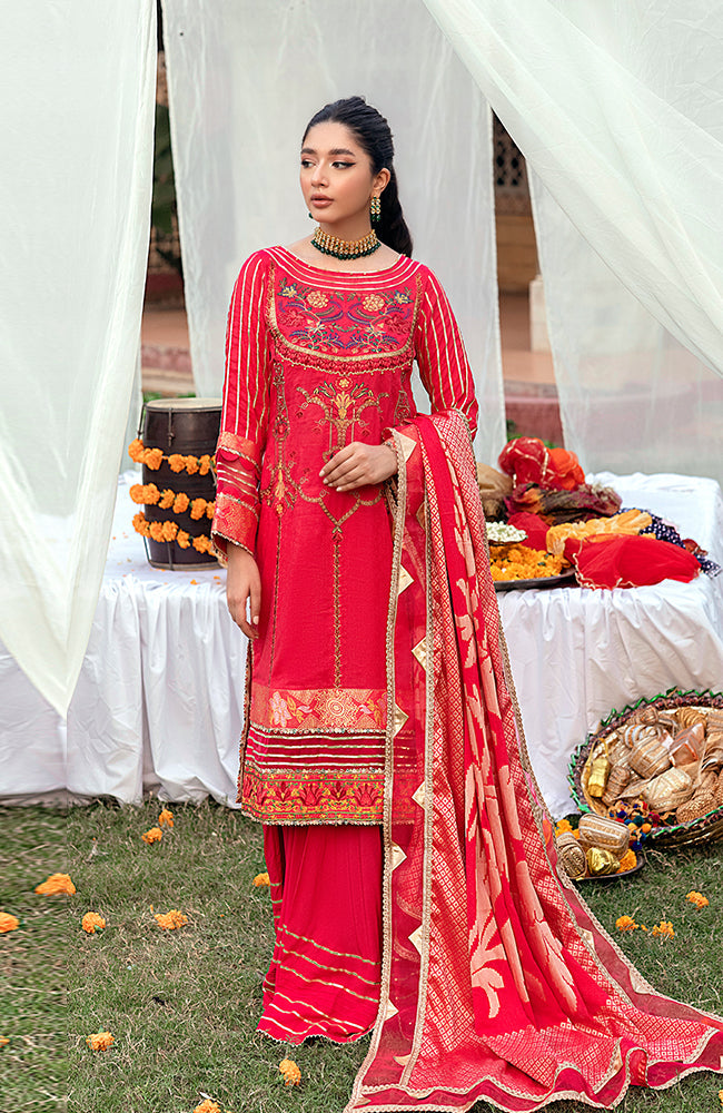 Al-Zohaib (سُنہری شام) Luxury Jacquard Series'22 - SSLJS-08