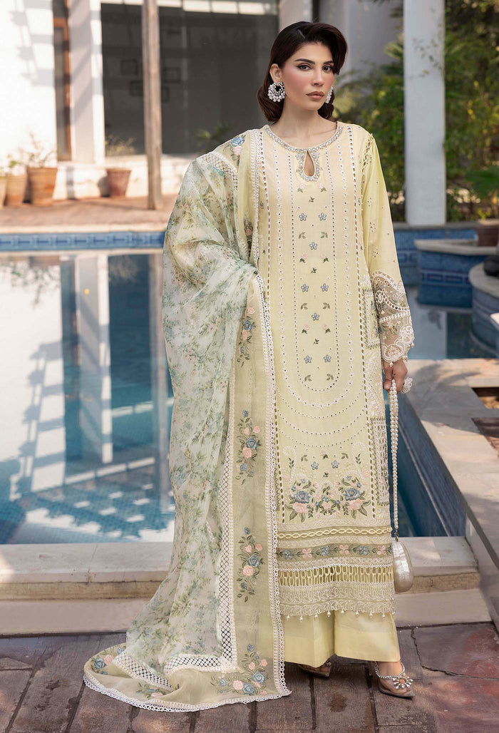 Adan Libas - Summer's Dreams Luxury Un-Stitched Lawn Embroidered'25 - ALSD-06