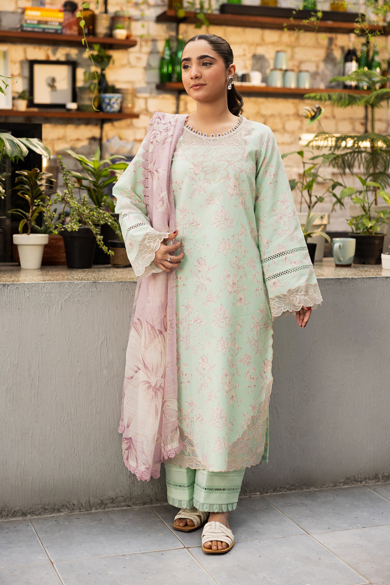Lifestyle by Rang Rasiya Embroidered Lawn Suits Unstitched 3 Piece RR25LS D-10 Utopia - Summer Collection