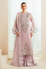 Alizeh - Aymal Embroidered Organza & Hand Embellished Suits Unstitched 3 Piece AFB25BC D-05 Sira - Luxury Collection