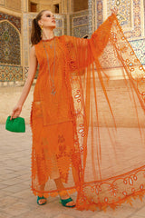 Maria B Embroidered Organza Suits Unstitched 3 Piece D-2310-A - Eid Collection