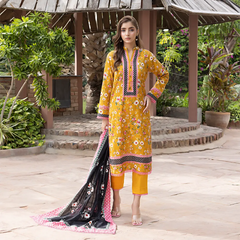 Salina Luxury Khaddar Prints 3Pc Unstitched Collection'25 - SKPCH-2-25-10