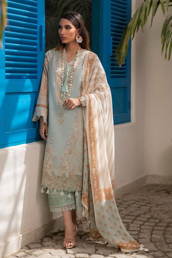 Sana Safinaz Luxury Muzlin Lawn Embroidered - M232-011B-CW