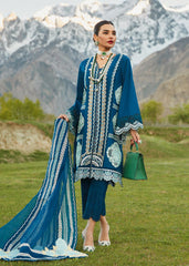 Crimson by Saira Shakira Embroidered Lawn Suits Unstitched 3 Piece CR2LS 7A-Medley of Lace - Luxury Collection