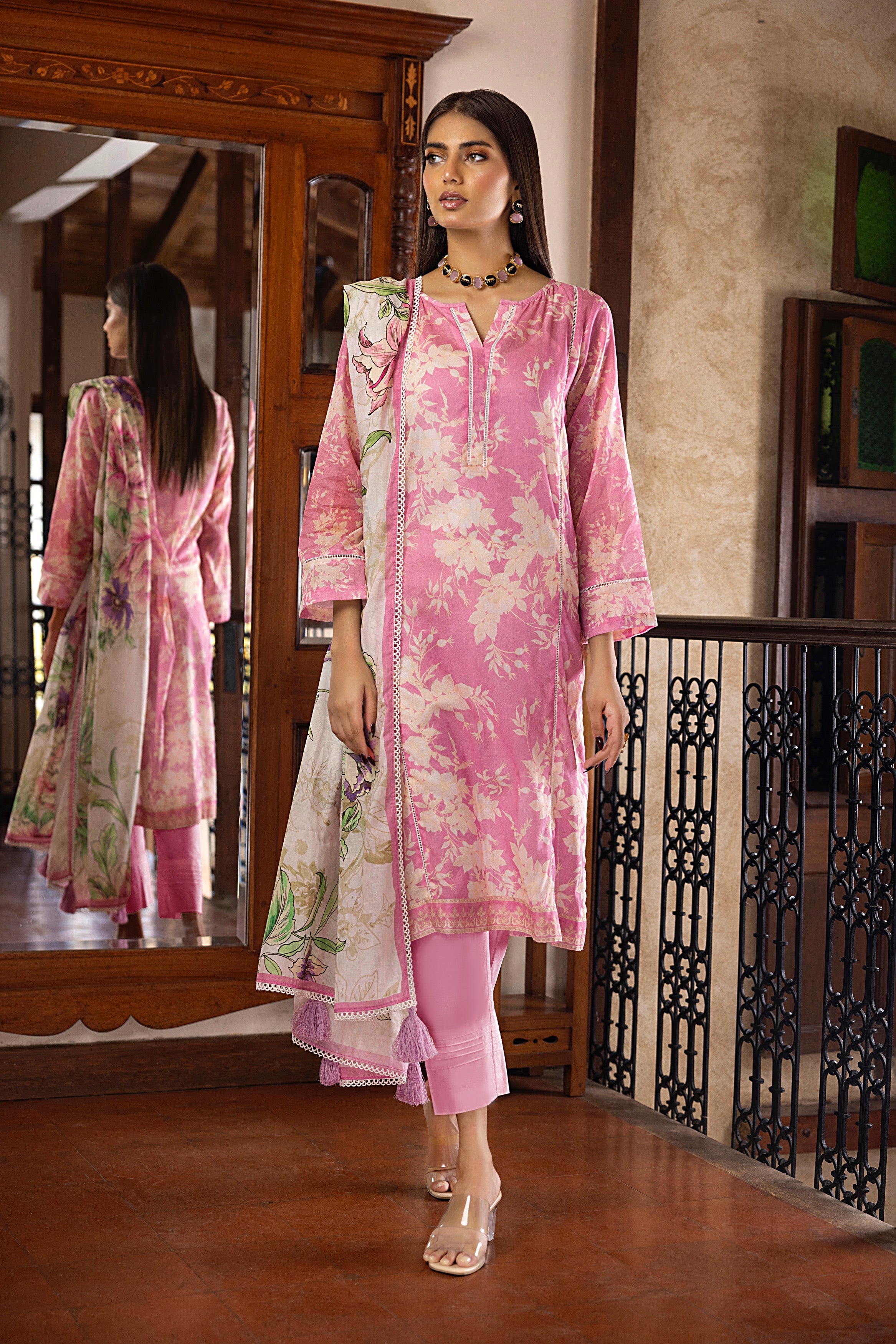 LSM-Lakhany Luxury Zari Print Collection - LG-MM-0112
