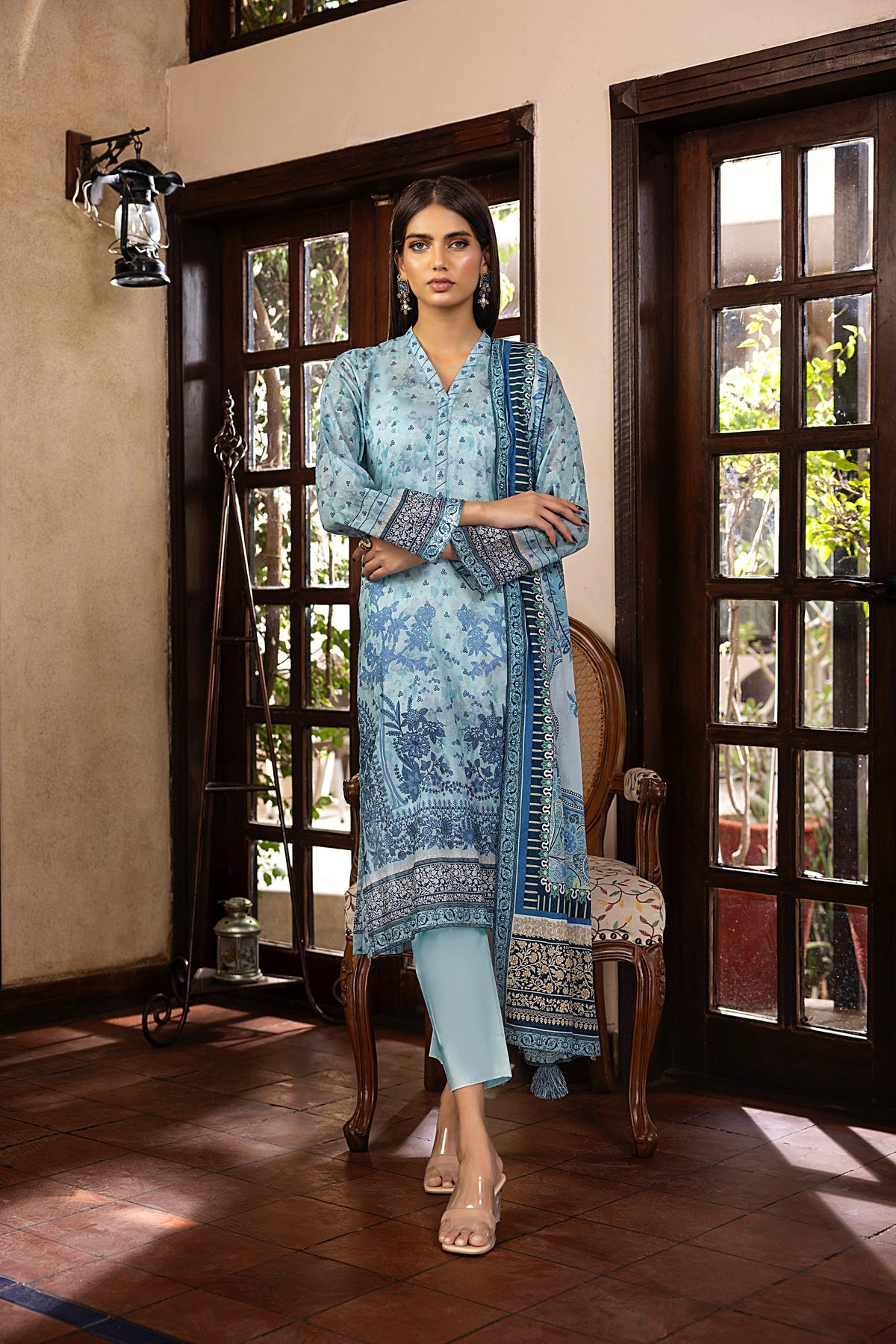 LSM-Lakhany Luxury Zari Print Collection - LG-MM-0113