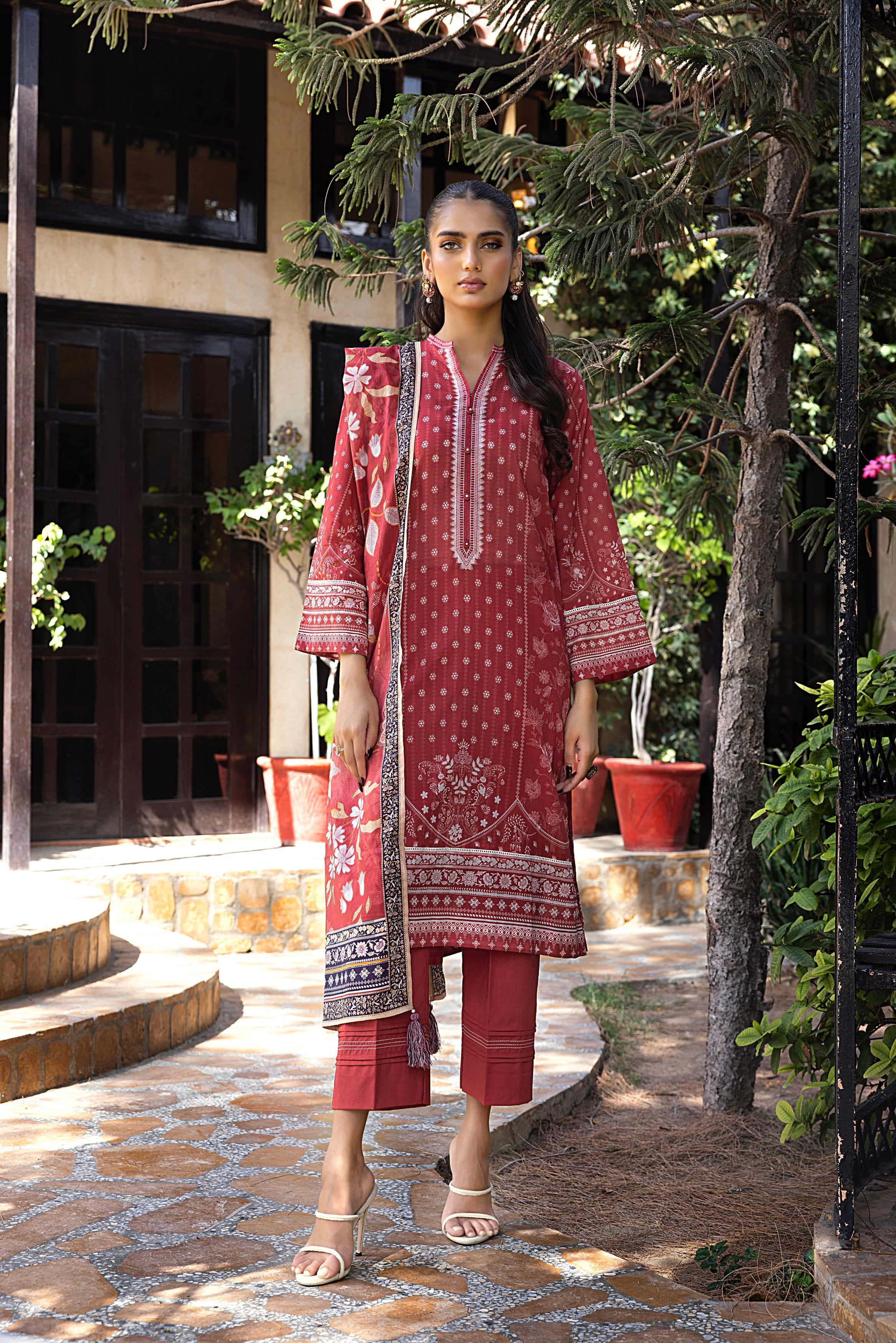 LSM-Lakhany Luxury Zari Print Collection - LG-MM-0115