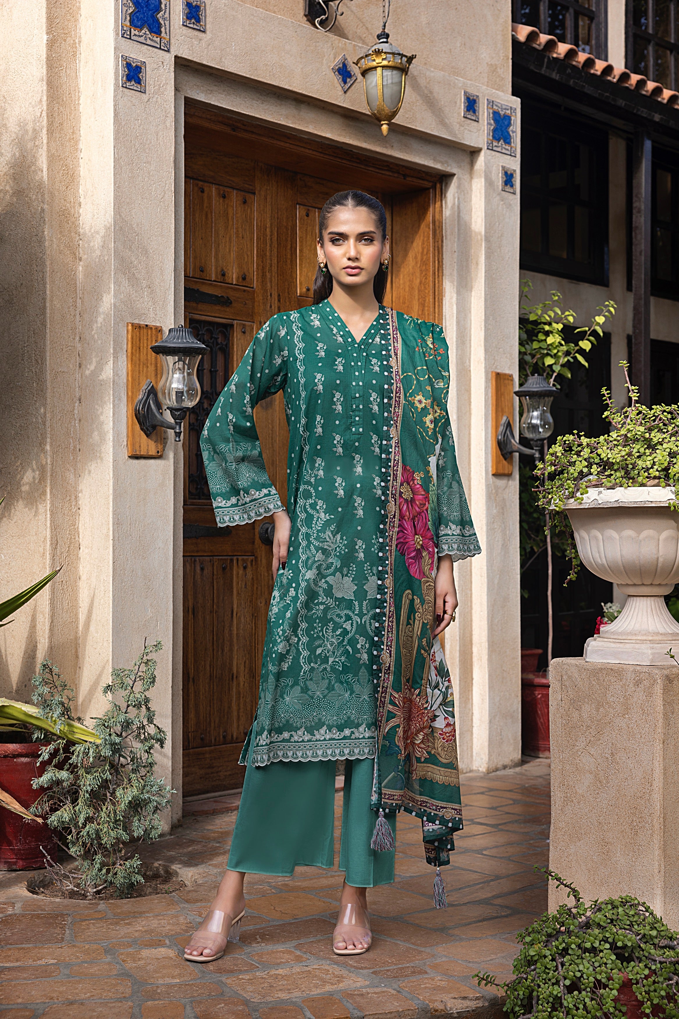 LSM-Lakhany Luxury Zari Print Collection - LG-MM-0120