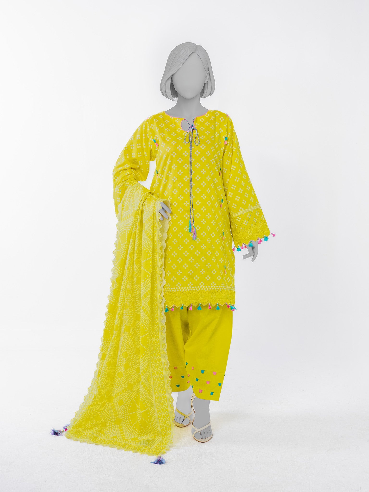 Junaid Jamshaid (J.) - Panjnad Luxury Printed Lawn Unstitched 3 Piece Suit – PLU-1308U – Summer Collection