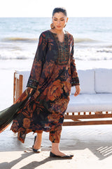 Baroque Embroidered Lawn Suits Unstitched 3 Piece BQ25EL- UF-4183- Summer Collection
