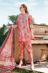 M Prints by Maria B Embroidered Suits Unstitched 3 Piece MB25MP 13A - Summer Collection
