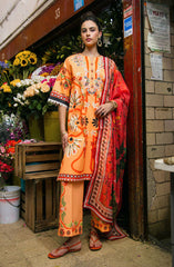 Mushq Printed Lawn Suits Unstitched 3 Piece MQ25LD2D 9-B Doves of Garden - Summer Collection