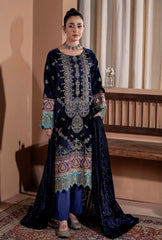 Adan Libas Luxury Velvet Palachi Embroidered - D-07