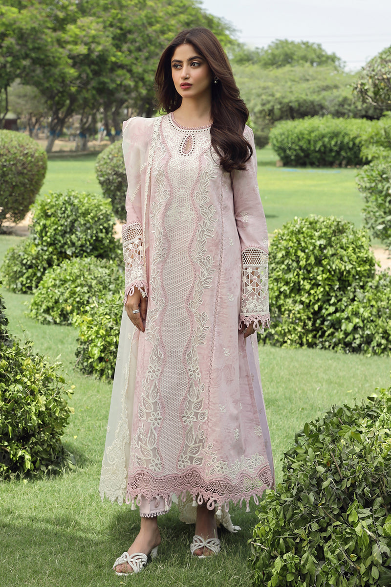 Qalamkar Embroidered Lawn Suit Unstitched 3 Piece QLM24F PS-09 Farva