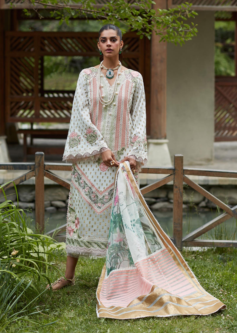 Crimson by Saira Shakira Embroidered Lawn Suits Unstitched 3 Piece CR2LS 5A-SHIGAR - Luxury Collection