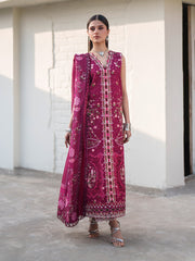 Heritage Dore by Bin Ilyas Unstitched Embroidered Lawn 3 Piece Suit BI26UHD 17-4A - Summer Collection
