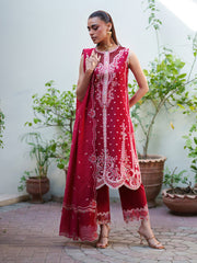 Heritage Dore by Bin Ilyas Unstitched Embroidered Lawn 3 Piece Suit BI26UHD 17-6A - Summer Collection