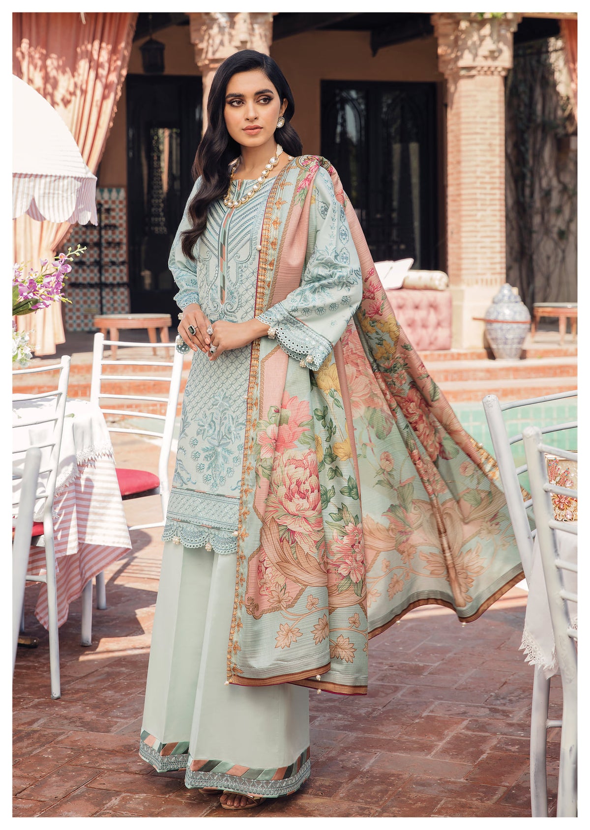 Gulal Luxury Embroidered Lawn'22 - Aneeta - 05