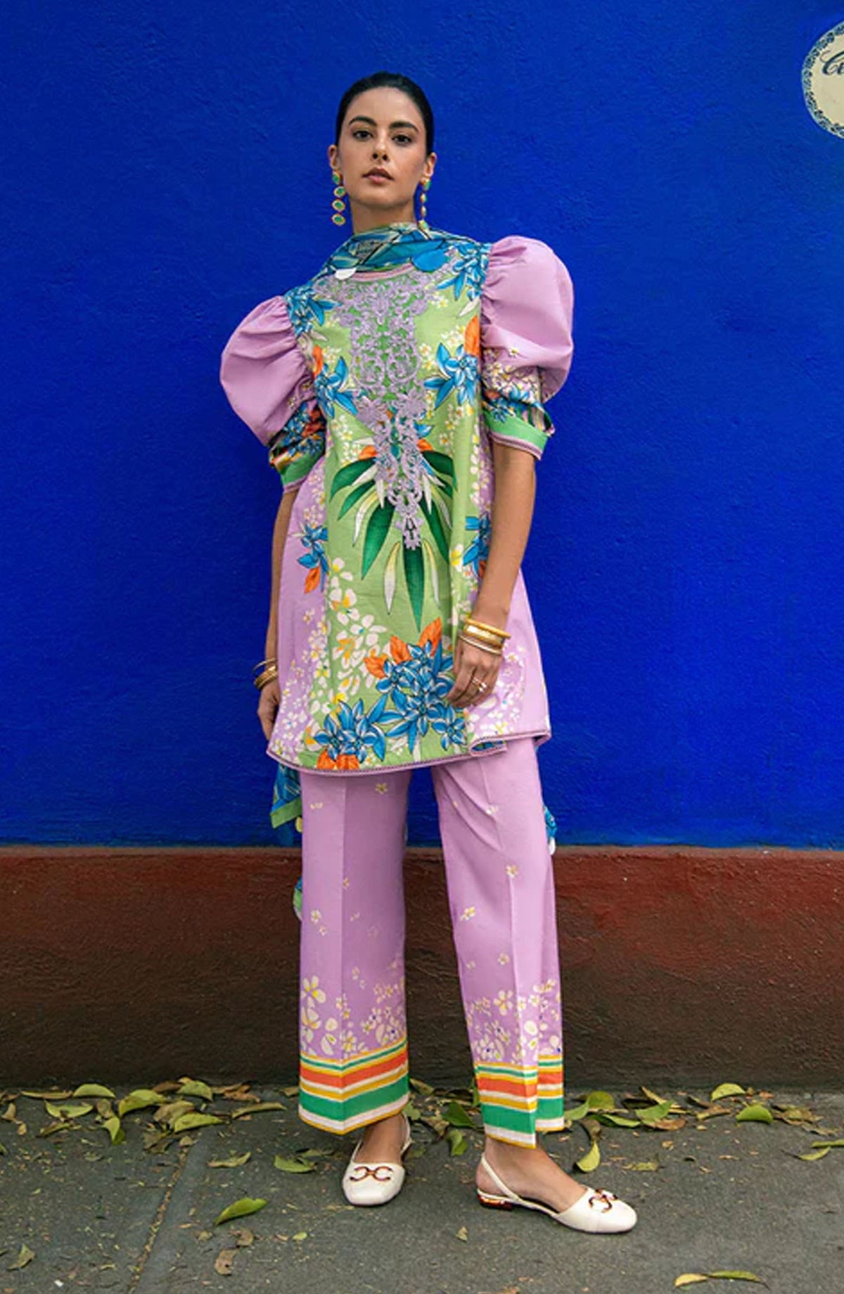 Mushq Printed Lawn Suits Unstitched 3 Piece MQ25LD2D 8-A Ecstasy - Summer Collection