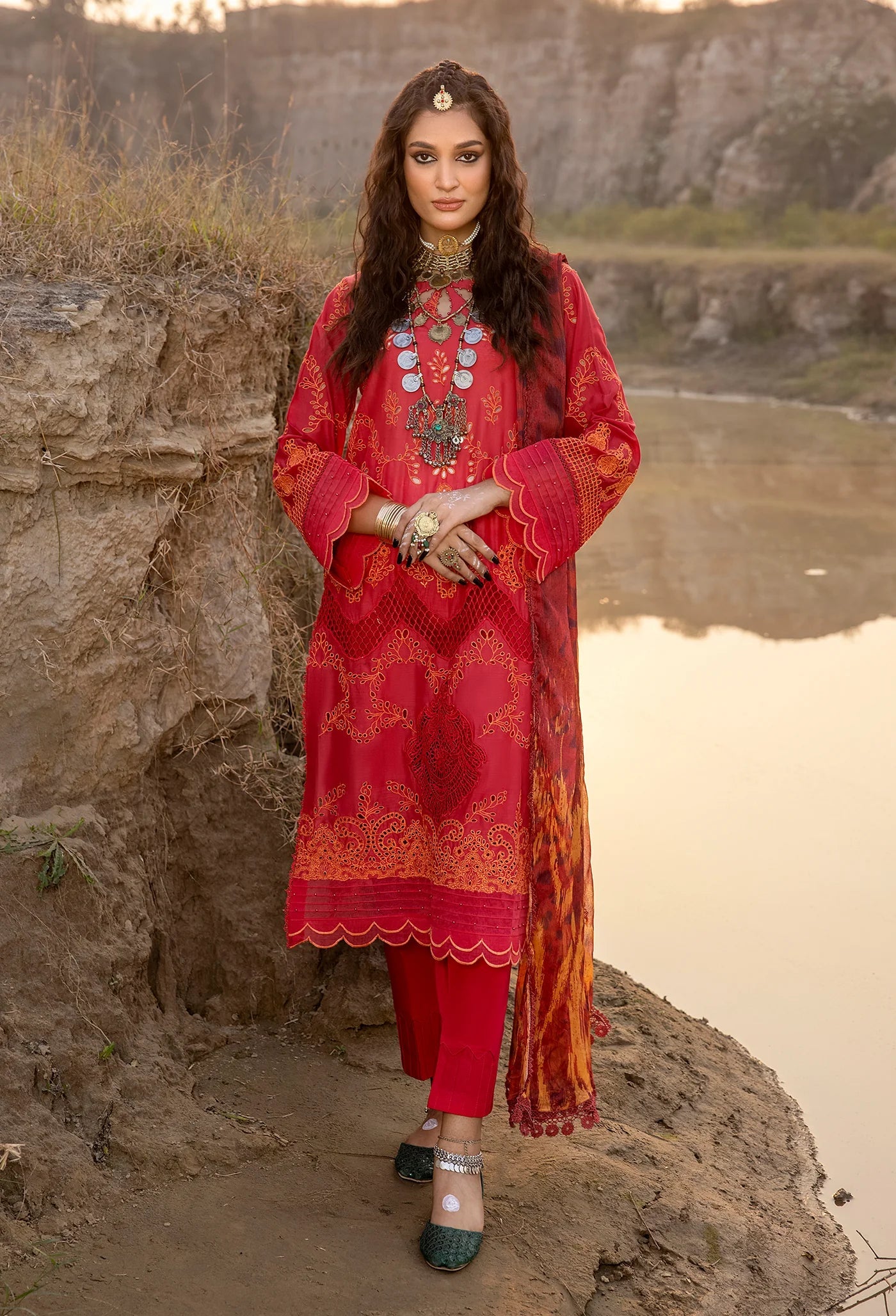 Adan Libas Luxury Lawn Embroidered Series by Hafsah Zia -ALHZ-06