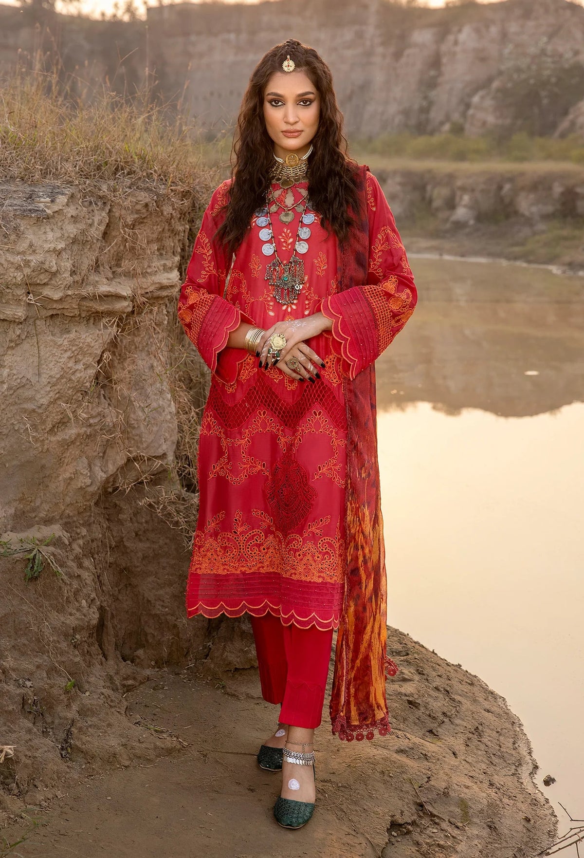 Adan Libas Luxury Lawn Embroidered Series by Hafsah Zia -ALHZ-06