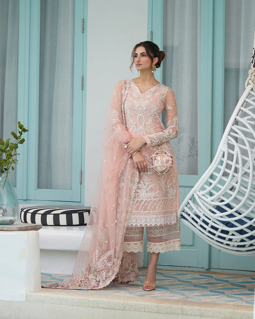 Faiza Saqlain Luxury Lawn Embroidered Suits Unstitched 3Pc FQ-L24 – Valetta