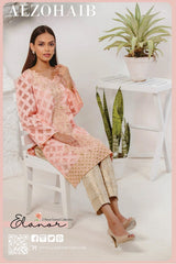 Al-Zohaib Elanoor Formal 2pc (Handwork Exclusive Collection) - 03 Peach