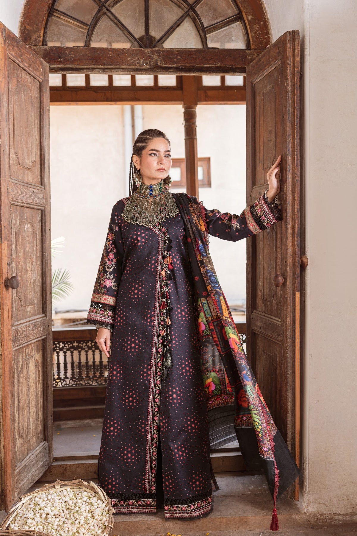 Shiza Hassan Kinar Luxury Lawn Collection - (SKL-08) Rang Rasiya