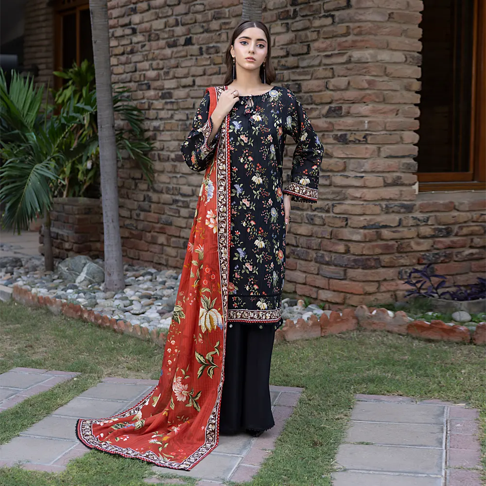 Salina Luxury Khaddar Prints 3Pc Unstitched Collection'25 - SKPCH-1-25-02