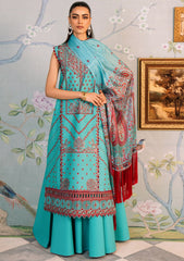 Bin Ilyas Embroidered Lawn Suits Unstitched 3 Piece BILH 204-B - Summer Collection
