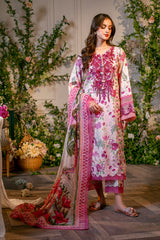 Jade Flora Luxury Chikankari Lawn Suit Unstitched 3 Piece JDL-20481