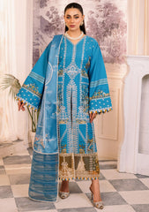 Bin Ilyas Embroidered Lawn Suits Unstitched 3 Piece BILH 206-B - Summer Collection