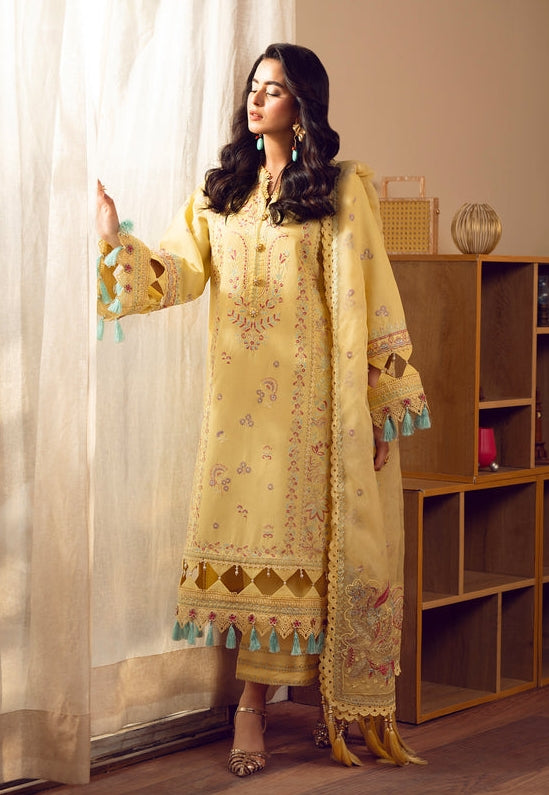 Tanabana Embroidered Lawn Unstitched Suits 3 Piece SE-V4-02- Sunday Bloom - Summer Collection