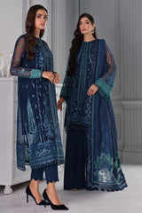 Jazmin Iris Luxury Chiffon - Sea Shell