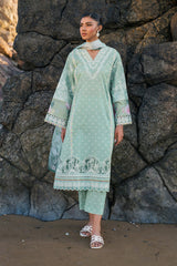 Baroque Embroidered Lawn Suits Unstitched 3 Piece BQ25EL- UF-4131- Summer Collection