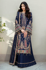 Shahkaar by Jazmin Embroidered Lawn Suits Unstitched 3 Piece JZ25SK SL25-D8 - Summer Collection