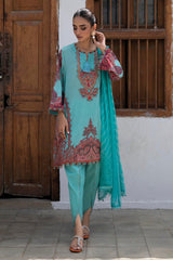 Sana Safinaz Luxury Muzlin Lawn Embroidered - 2-B