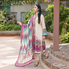 Salina Luxury Khaddar Prints 3Pc Unstitched Collection'25 - SKPCH-2-25-03