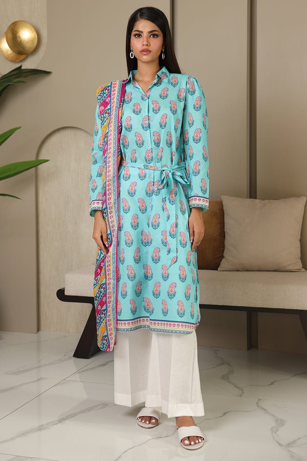 Zellbury Luxury Prints 2Pc Collection Shirt/Trouser - 03
