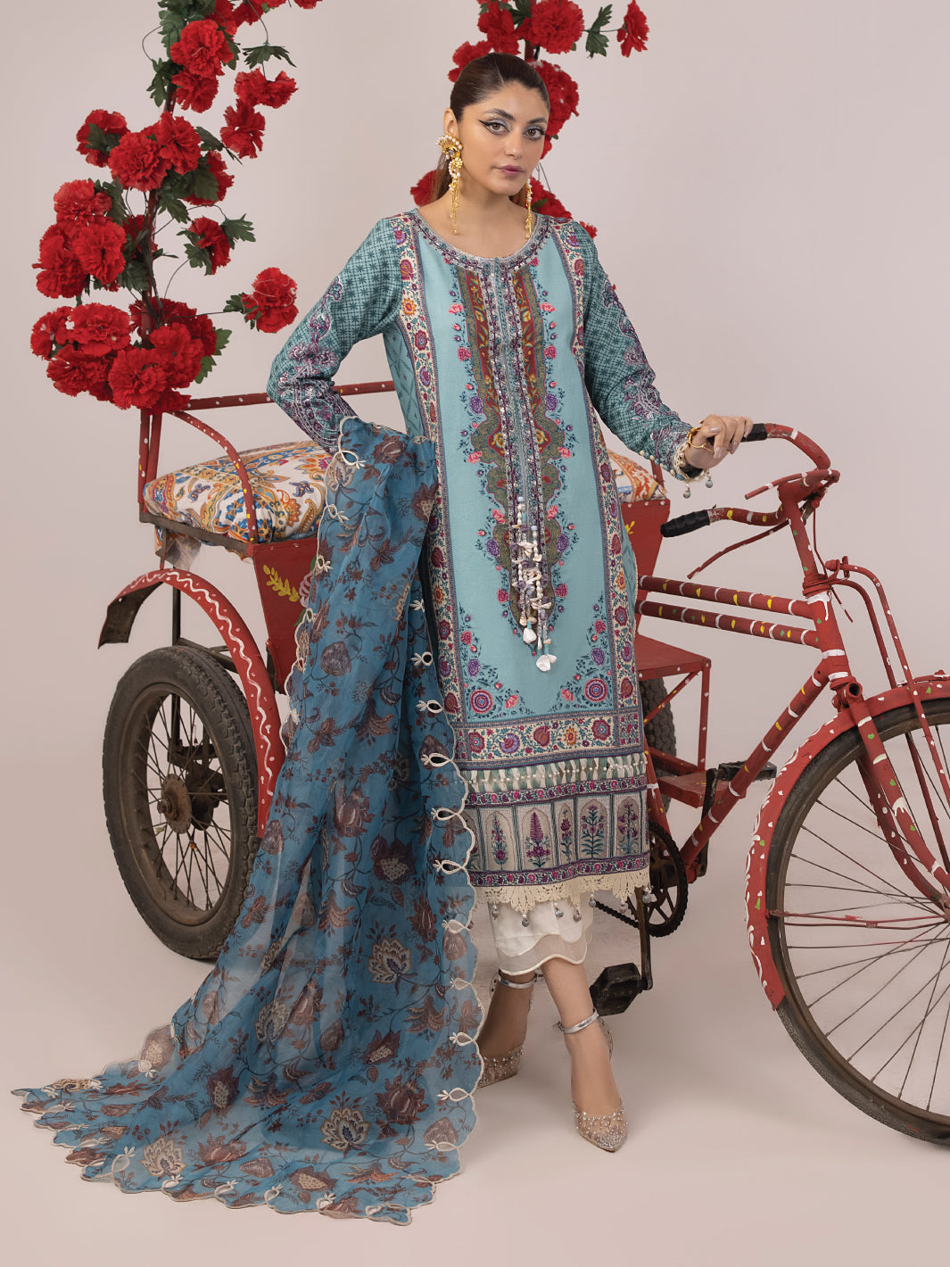 Ittehad - Faiza Faisal Rangeeli Luxury Lawn'24 - Rampa