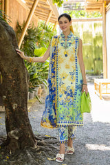 Mushq - Ethereal Bloom by Roheenaz Embroidered Lawn Suits Unstitched 3 Piece RN25EB RNZ-06 A Celora - Summer Collection