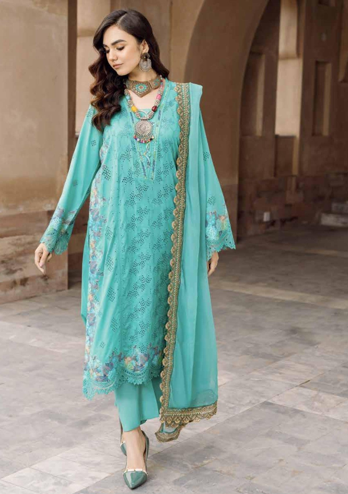 Charizma - Andaaz Luxury Lawn Embroidered Collection'25 - CAD25 - 08