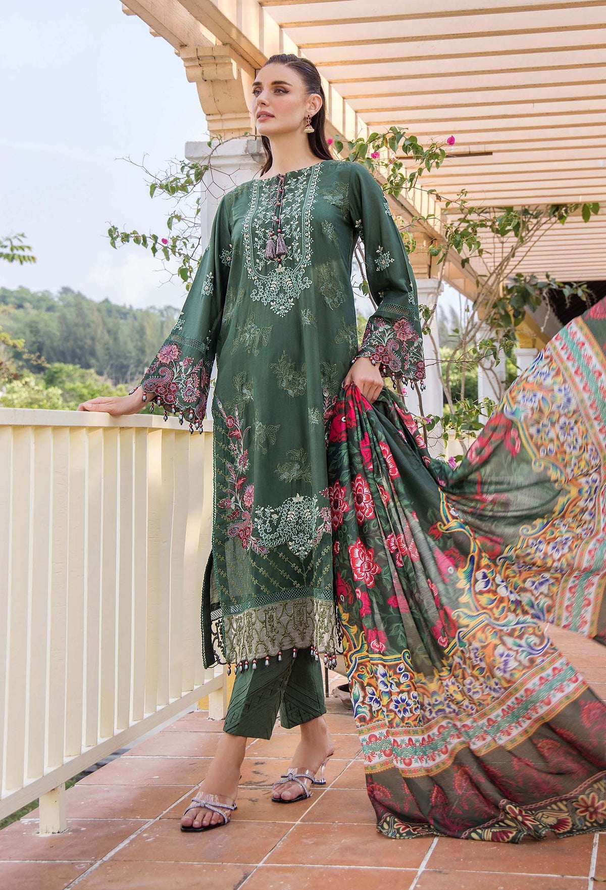 Adan Libas Luxury Lawn Embroidered Series by Hijab Sheikh -ALHS-05