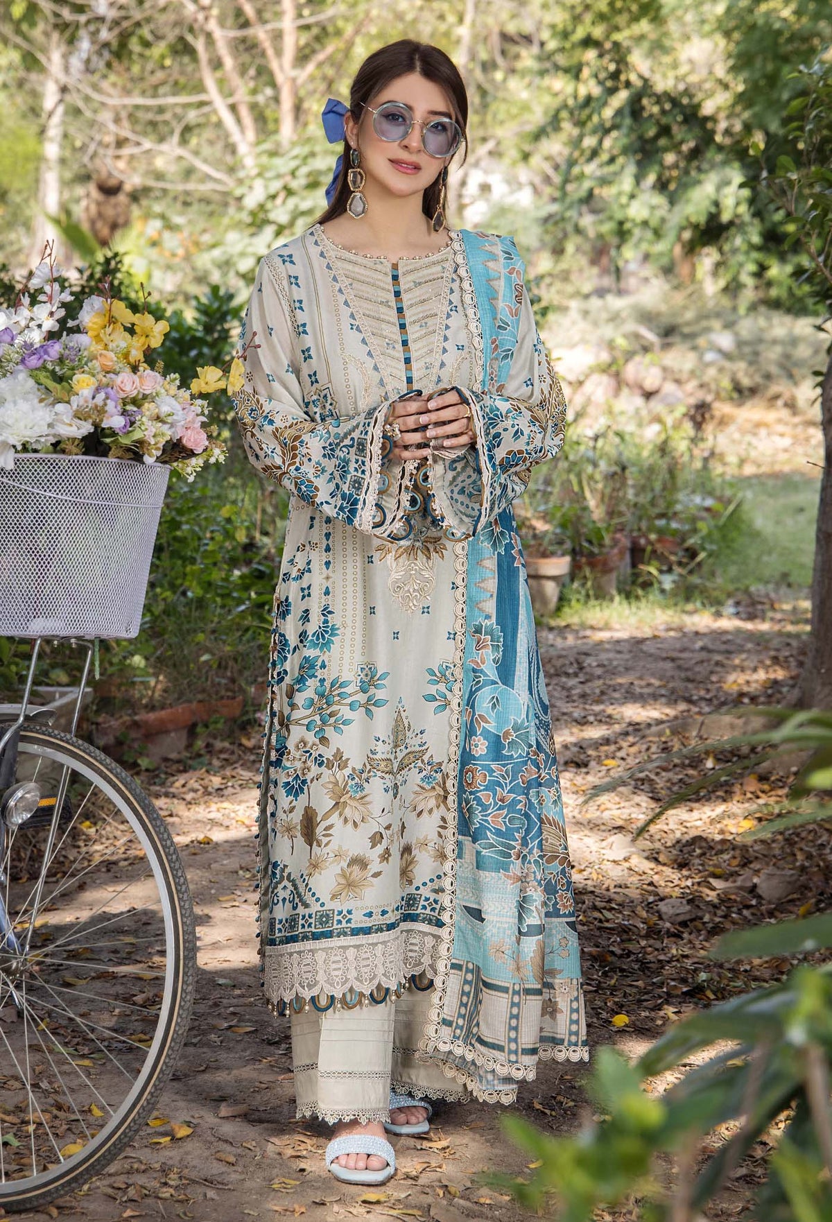 Jasmine by Adan Libas Luxury Lawn Embroidered 3PC Un-Stitched Suits - JAL25-01