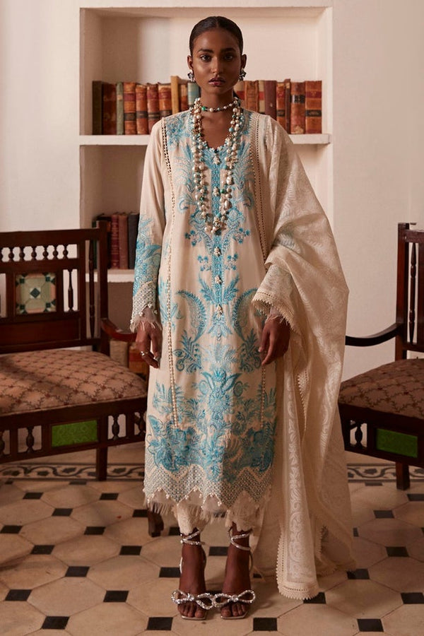 Sana Safinaz Luxury Muzlin Lawn Embroidered - M232-03B-CW