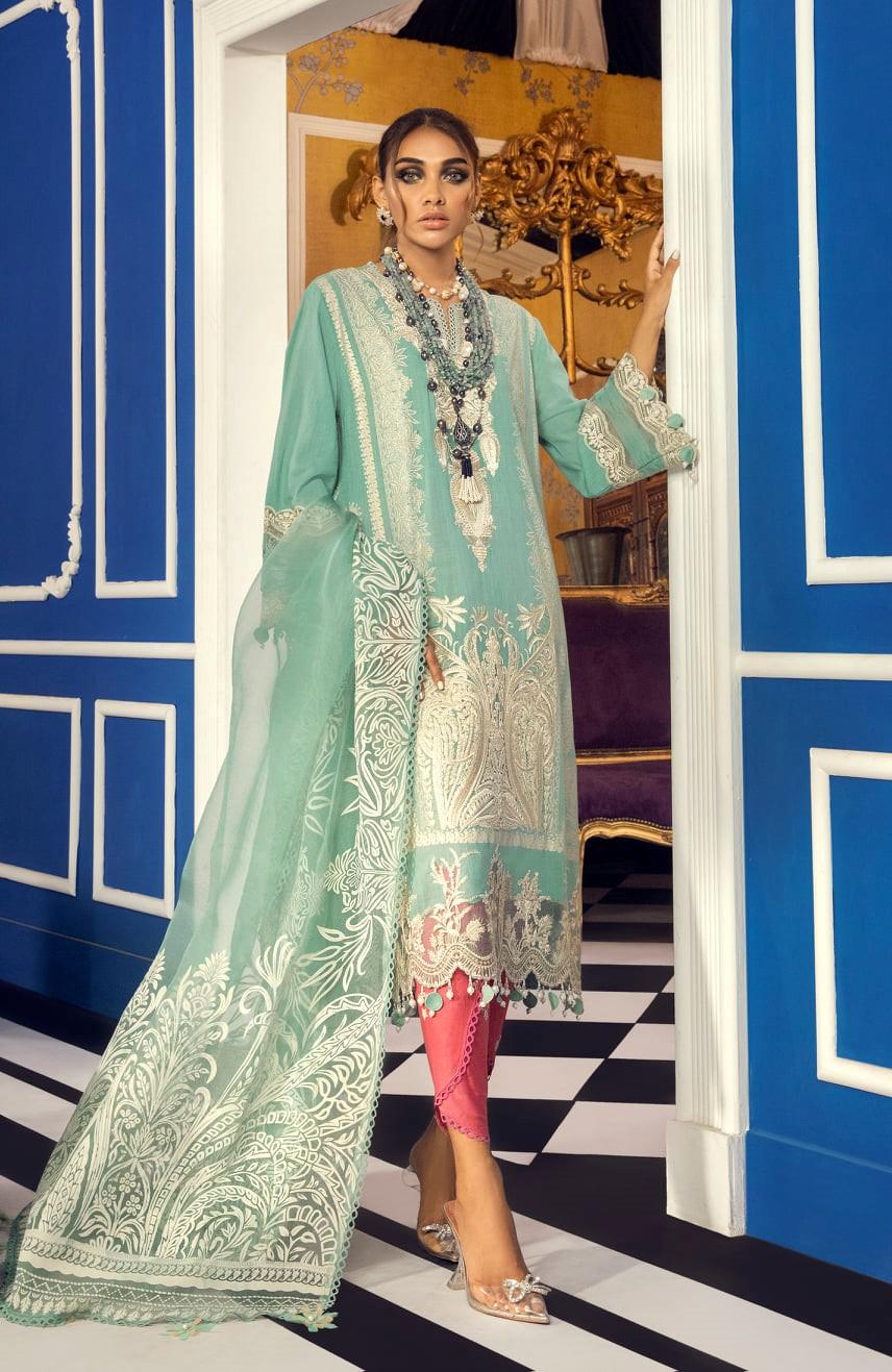 LUXURY-SANA SAFINAZ MUZLIN LAWN SS'21 - 4B