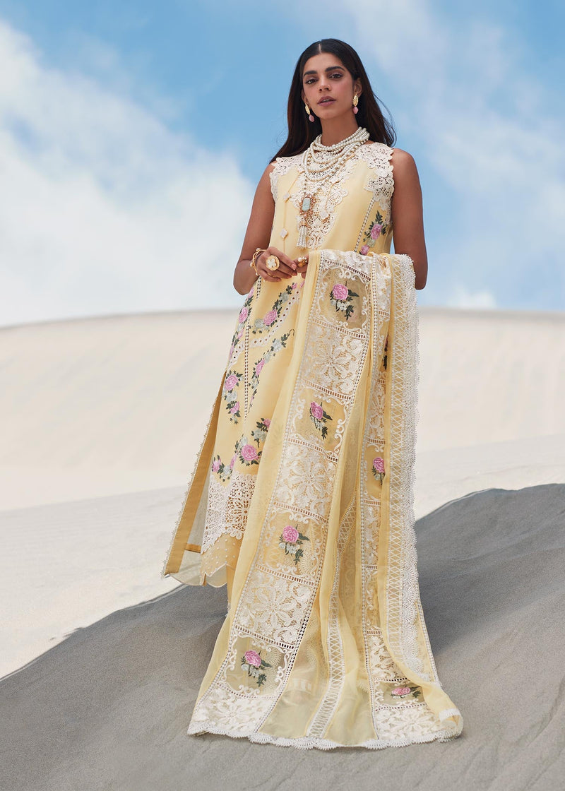 Crimson Luxury Lawn Eid Embroidered Collection -Serendipity - D3 A