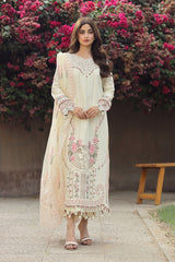 Qalamkar Chikankari Lawn Suit Unstitched 3 Piece QLM24F PS-05 Amaar-